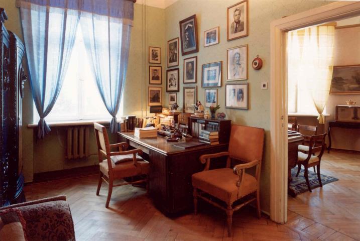 Andreja Upīša darba kabinets